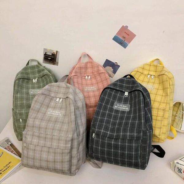 backpack large capacity lattice backpacks men women college student school for teenager travel bag mochila
backpack large capacity lattice backpacks men women college student school for teenager travel bag mochila