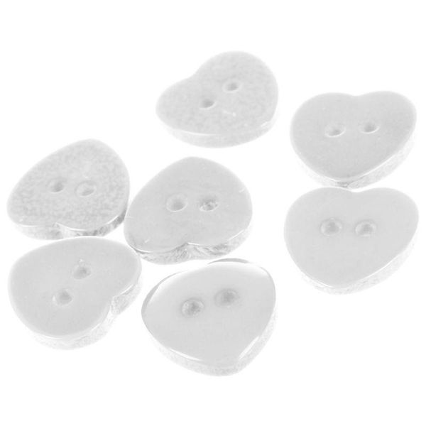 button 200pcs bulk plastic heart lots 11mm sewing craft cards diy color: white, Blike;white
button 200pcs bulk plastic heart lots 11mm sewing craft cards diy color: white, Blike;white