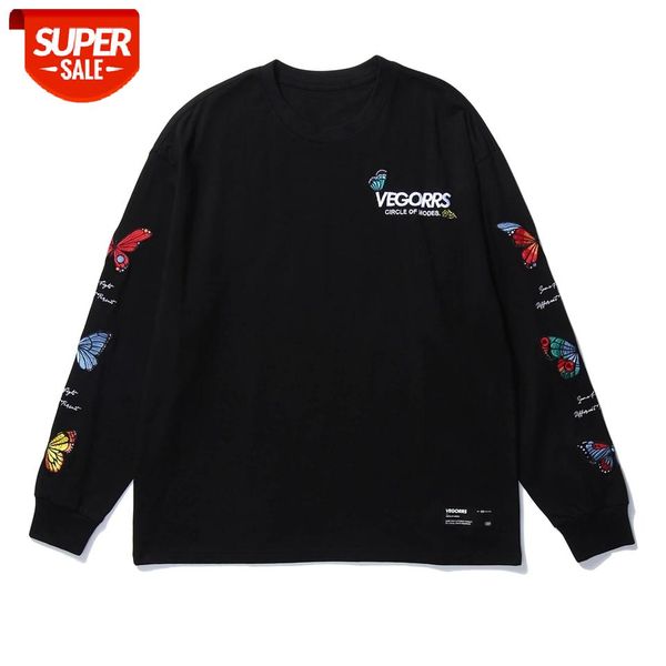 Hip Hop Harajuku Oversized Tshirt Long Sleeve T-Shirts Side Multicolour Butterfly Print 2020 Autumn T Shirt Casual Tees Shirts #IR66, White;black
Hip Hop Harajuku Oversized Tshirt Long Sleeve T-Shirts Side Multicolour Butterfly Print 2020 Autumn T Shirt Casual Tees Shirts #IR66, White;black