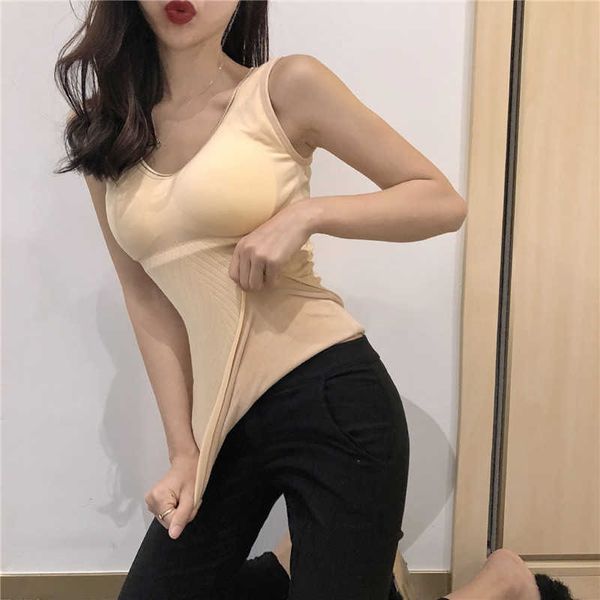 women tanks autumn winter warm thick velvet camis tank female v neck lace slim sleeveless vest bottoming 210601, White
women tanks autumn winter warm thick velvet camis tank female v neck lace slim sleeveless vest bottoming 210601, White