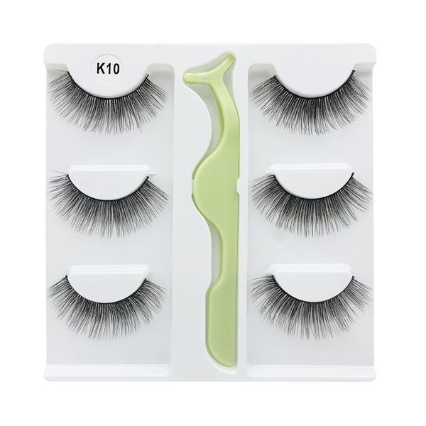 false eyelashes 3 pairs faux mink set volume 3d lashes book wispy fluffy eyelash extension natural long hand made makeup
false eyelashes 3 pairs faux mink set volume 3d lashes book wispy fluffy eyelash extension natural long hand made makeup