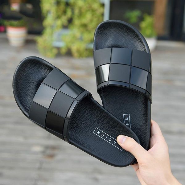slippers summer men 2021 fashion mosaic personality comfortable outdoor sandals solid couple shoes soft soles cool, Black
slippers summer men 2021 fashion mosaic personality comfortable outdoor sandals solid couple shoes soft soles cool, Black