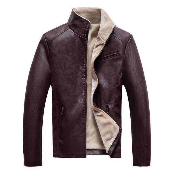 new men`s windbreaker biker vintage motorcycle pu leather jackets m-4xl man streetwear thick fleece coats male leisure clothing, Black;brown
new men`s windbreaker biker vintage motorcycle pu leather jackets m-4xl man streetwear thick fleece coats male leisure clothing, Black;brown