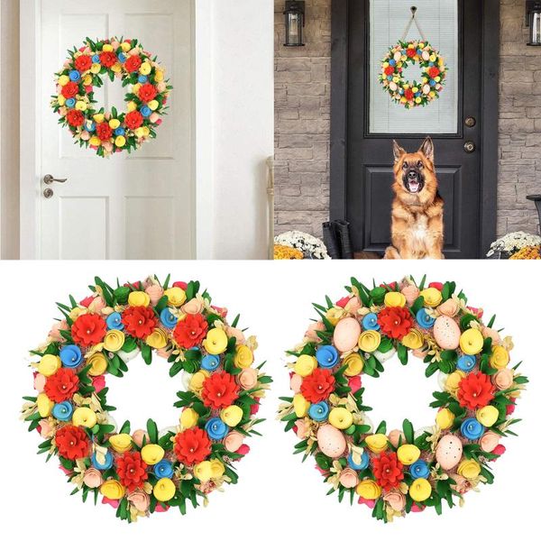 14'' round wreath artificial garland front door wreaths hanger decor egg easter spring garland
14'' round wreath artificial garland front door wreaths hanger decor egg easter spring garland