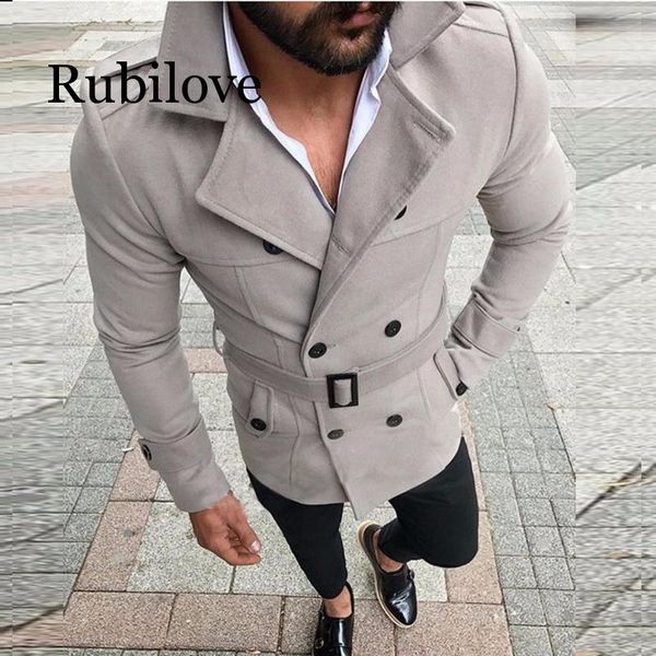 men's wool & blends 2021 trench coat men classic double breasted mens long clothing jackets coats british style overcoat, Black
men's wool & blends 2021 trench coat men classic double breasted mens long clothing jackets coats british style overcoat, Black
