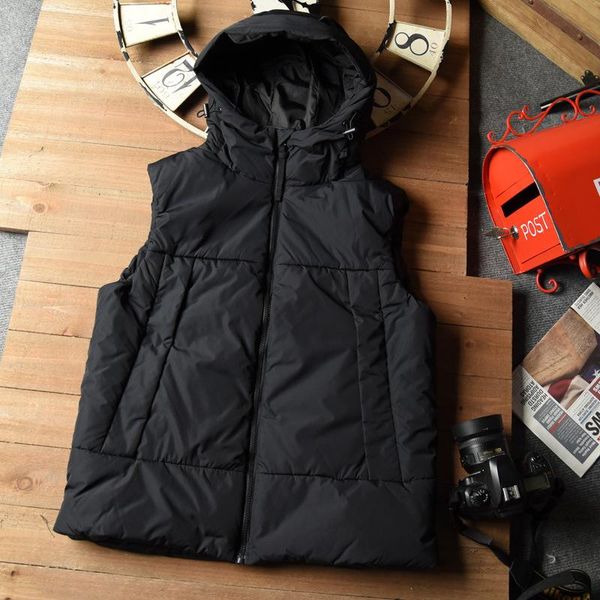men's vests men clothing 2021 autumn winter windproof simple stand-up collar warm fashion casual thick hooded vest, Black;white
men's vests men clothing 2021 autumn winter windproof simple stand-up collar warm fashion casual thick hooded vest, Black;white