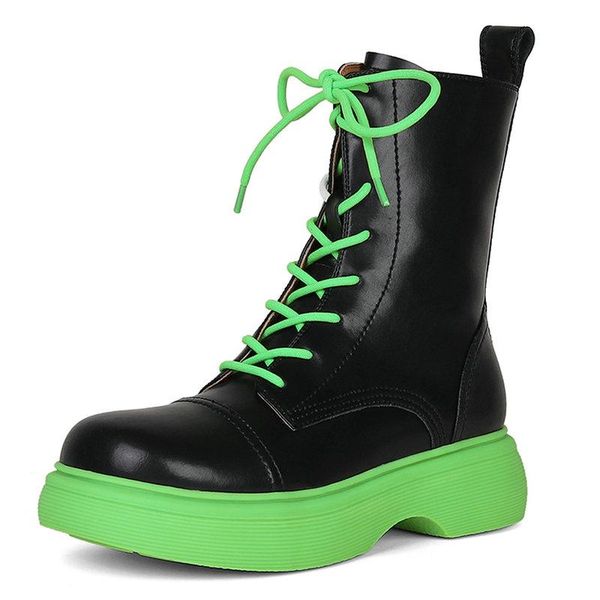 boots genuine leather female motorcycle for women autumn winter flat platform shoes woman wedding ankle, Black
boots genuine leather female motorcycle for women autumn winter flat platform shoes woman wedding ankle, Black