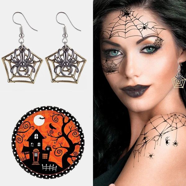 dangle chandelier punk halloween women pendant earring funny bat spider pumpkin ghost earrings party jewelry gifts - #05, Silver
dangle chandelier punk halloween women pendant earring funny bat spider pumpkin ghost earrings party jewelry gifts - #05, Silver