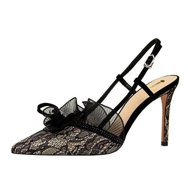 sandals high-heeled shoes fashionable banquet women's stiletto rhinestone lace hollow, Black
sandals high-heeled shoes fashionable banquet women's stiletto rhinestone lace hollow, Black