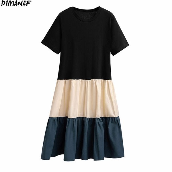 plus size summer dress women fashion patchwork elegant show thin mixed colors t-shirt lady sweet oversize 4xl 210531, Black;gray
plus size summer dress women fashion patchwork elegant show thin mixed colors t-shirt lady sweet oversize 4xl 210531, Black;gray