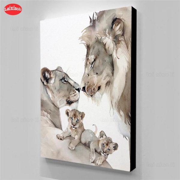 diamond painting 5d diy selling home art, lion family, abstract art full square round drill embroidery cross stitch 
diamond painting 5d diy selling home art, lion family, abstract art full square round drill embroidery cross stitch