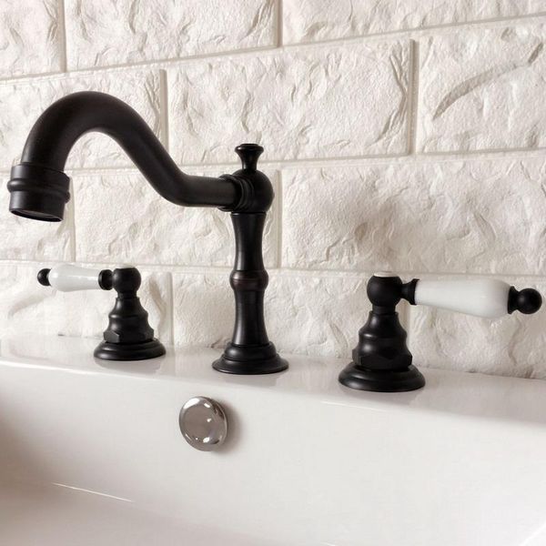 bathroom sink faucets black oil rubbed bronze double handles 3 holes install widespread deck mounted basin faucet mixer tap mhg065
bathroom sink faucets black oil rubbed bronze double handles 3 holes install widespread deck mounted basin faucet mixer tap mhg065