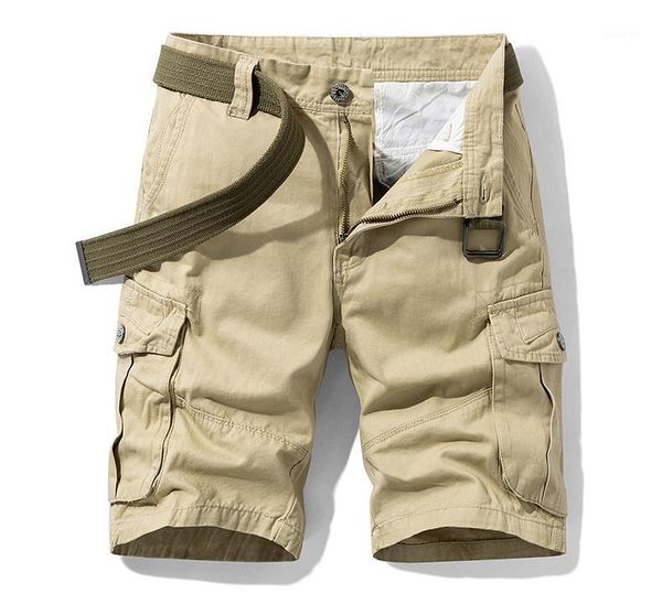 men's shorts 2021 summer khaki military cargo men casual loose short brand clothing jogger, White;black
men's shorts 2021 summer khaki military cargo men casual loose short brand clothing jogger, White;black