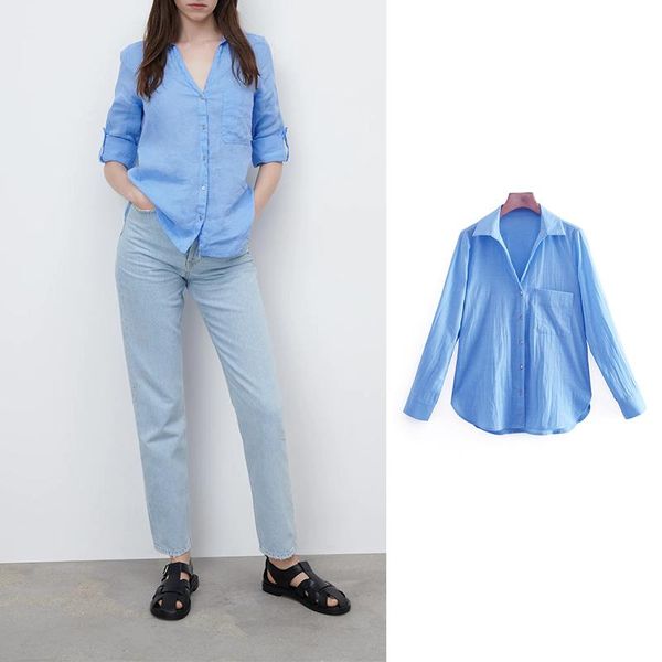 women's blouses & shirts 2021 summer women fashion solid color linens button up shirt elegant long sleeve casual loose pockets, White
women's blouses & shirts 2021 summer women fashion solid color linens button up shirt elegant long sleeve casual loose pockets, White