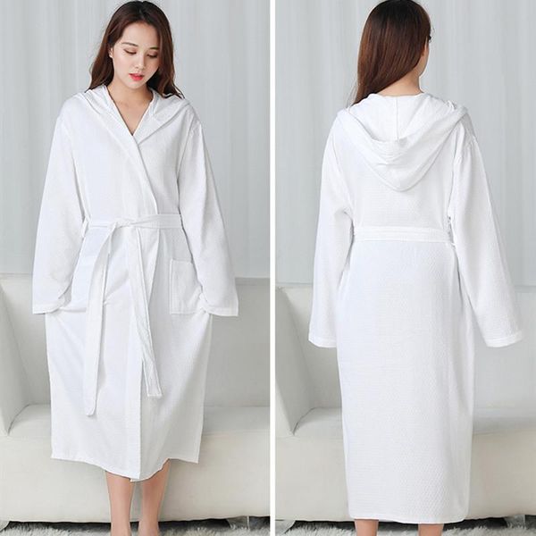 women's sleepwear autumn spring lovers hooded 100% cotton waffle men women robe warm bathrobe sleeprobe oversized el, Black;red
women's sleepwear autumn spring lovers hooded 100% cotton waffle men women robe warm bathrobe sleeprobe oversized el, Black;red