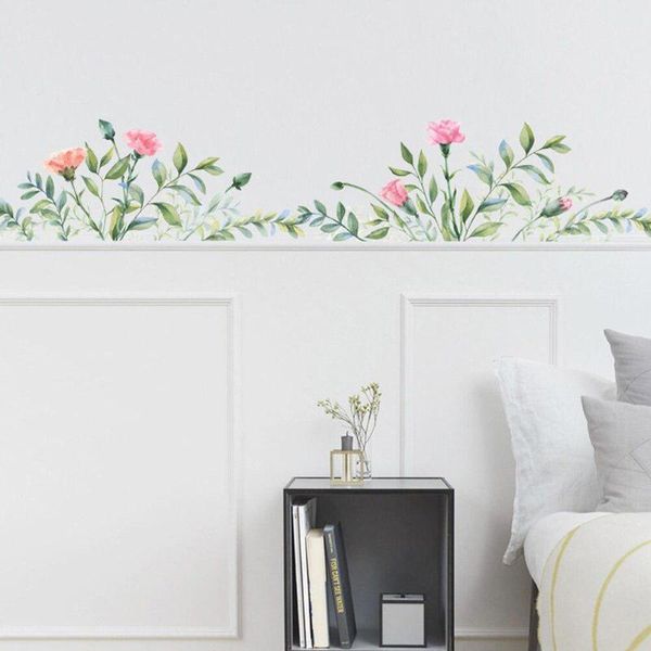 wall stickers removable sticker green leaves red flowers corner door home decoration art murals
wall stickers removable sticker green leaves red flowers corner door home decoration art murals