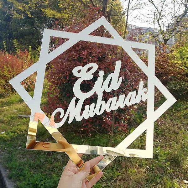 party decoration custom gold mirror eid mubarak sign, personalized ramadan happy hajj mabrour wall hanger
party decoration custom gold mirror eid mubarak sign, personalized ramadan happy hajj mabrour wall hanger