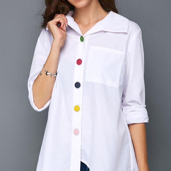 women's blouses & shirts autumn women white shirt large size irregular color buckle loose ladies streetwear casual blouse long sleeve
women's blouses & shirts autumn women white shirt large size irregular color buckle loose ladies streetwear casual blouse long sleeve