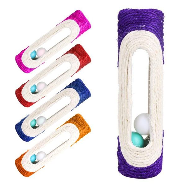 cat toys pet rolling sisal scratching random color funny post trapped with 3 ball for cat's puppy training
cat toys pet rolling sisal scratching random color funny post trapped with 3 ball for cat's puppy training