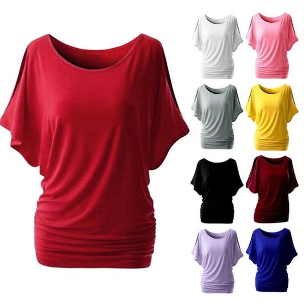 running jerseys muyogrt women t-shirt summer shoulder casual loose short bat sleeve female tee shirt wild plus size clothing dropship, Black;blue
running jerseys muyogrt women t-shirt summer shoulder casual loose short bat sleeve female tee shirt wild plus size clothing dropship, Black;blue