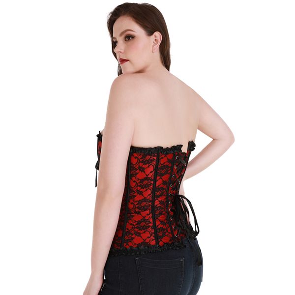 satin bone lace up steampunk corset gothic bustier women corselet corset bustiers boned corset overbust slimming strapless, Black
satin bone lace up steampunk corset gothic bustier women corselet corset bustiers boned corset overbust slimming strapless, Black