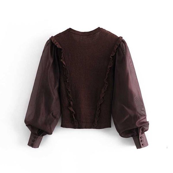 women's sweaters autumn women organza lantern sleeve patchwork wood ears knitting sweater vintage pullover knitwear jumper el 66g2, White;black
women's sweaters autumn women organza lantern sleeve patchwork wood ears knitting sweater vintage pullover knitwear jumper el 66g2, White;black