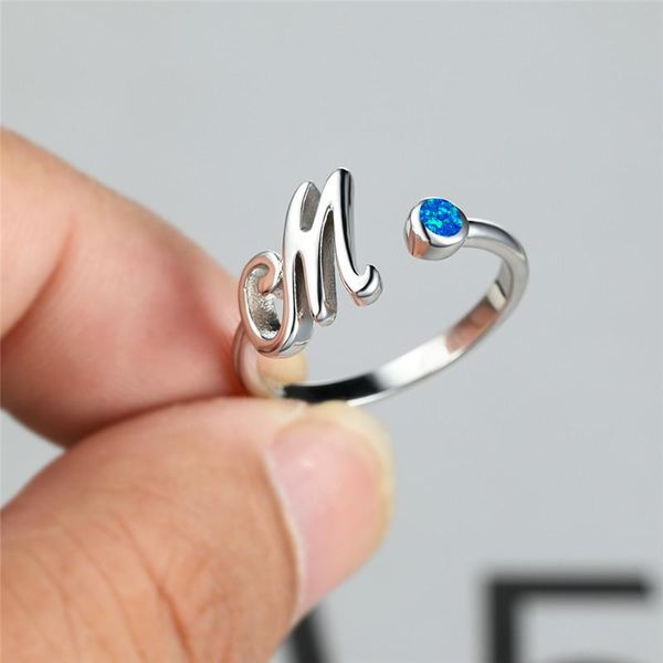 wedding rings fashion blue white opal ring cute female letter m opening vintage rose gold silver color engagement for women, Slivery;golden
wedding rings fashion blue white opal ring cute female letter m opening vintage rose gold silver color engagement for women, Slivery;golden