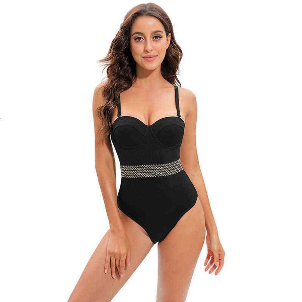 designer women's swimwear bikini jney 2022 swimsuit ins wind black pit strip swimsuit bikini, White;black
designer women's swimwear bikini jney 2022 swimsuit ins wind black pit strip swimsuit bikini, White;black