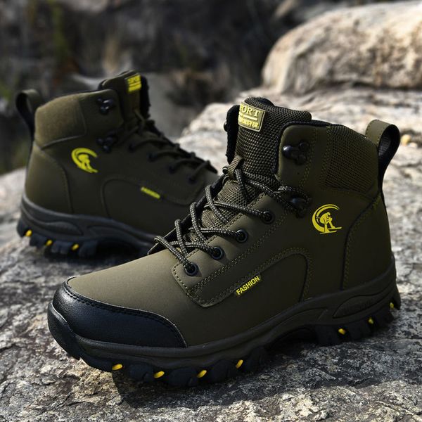 men outdoor ankle boots non-slip autumn spring lace up walking male casual flat shoes sneakers fashion comfortable plus size, Black
men outdoor ankle boots non-slip autumn spring lace up walking male casual flat shoes sneakers fashion comfortable plus size, Black