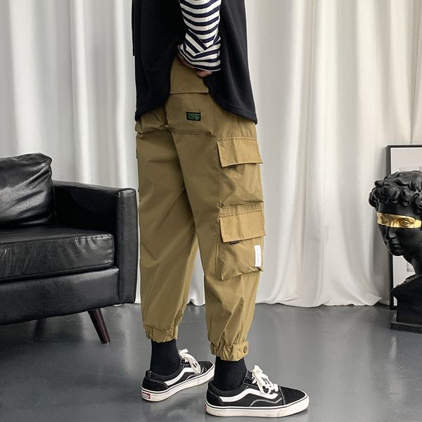 the selling spring 2021 new men's lightweight bulky pocket fashion cargo pants are at wholesale price, Black
the selling spring 2021 new men's lightweight bulky pocket fashion cargo pants are at wholesale price, Black