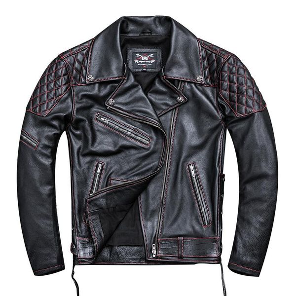men's leather & faux 2021 black men diagonal zipper slim fit motorcycle jacket plus size xxxxl genuine cowhide spring biker's coat
men's leather & faux 2021 black men diagonal zipper slim fit motorcycle jacket plus size xxxxl genuine cowhide spring biker's coat
