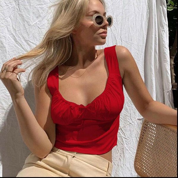 summer milkmaid crop women ladies red white black ruched bow slim tanks camis skinny wide straps tee shirt
summer milkmaid crop women ladies red white black ruched bow slim tanks camis skinny wide straps tee shirt
