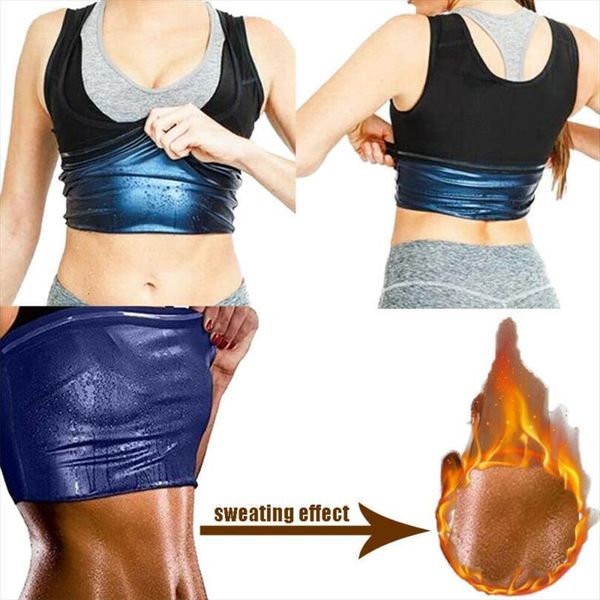 sweat shaper mens womens premium workout tank slimming polymer sauna vest, White;black
sweat shaper mens womens premium workout tank slimming polymer sauna vest, White;black