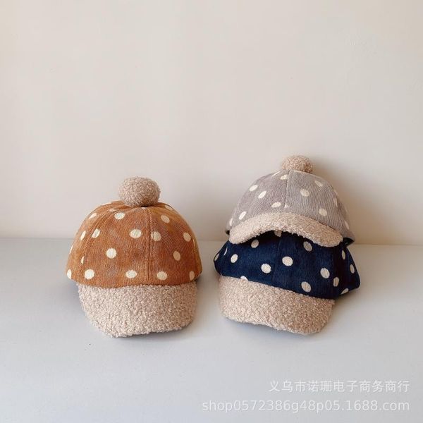 caps & hats children's winter baseball cap cute adjustable plush pompom kawaii peaked polka dot warm for boy girl kids, Yellow
caps & hats children's winter baseball cap cute adjustable plush pompom kawaii peaked polka dot warm for boy girl kids, Yellow