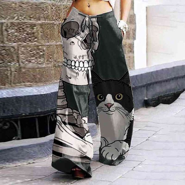 harajuku pants women oversized loose wide-leg pants vintage halloween skull printing baggy casual trousers punk hight street, Black;white
harajuku pants women oversized loose wide-leg pants vintage halloween skull printing baggy casual trousers punk hight street, Black;white