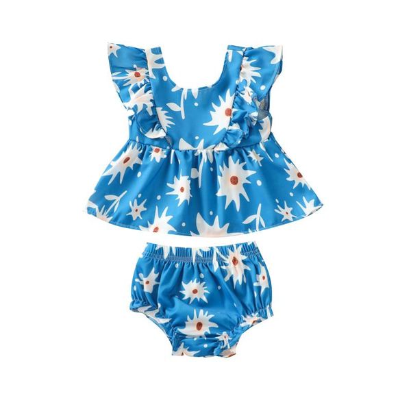 clothing sets 2pcs baby summer outfit, floral print o-neck ruffle sleeves blouse + elastic waist shorts for toddler girls, 0-24 months, White
clothing sets 2pcs baby summer outfit, floral print o-neck ruffle sleeves blouse + elastic waist shorts for toddler girls, 0-24 months, White