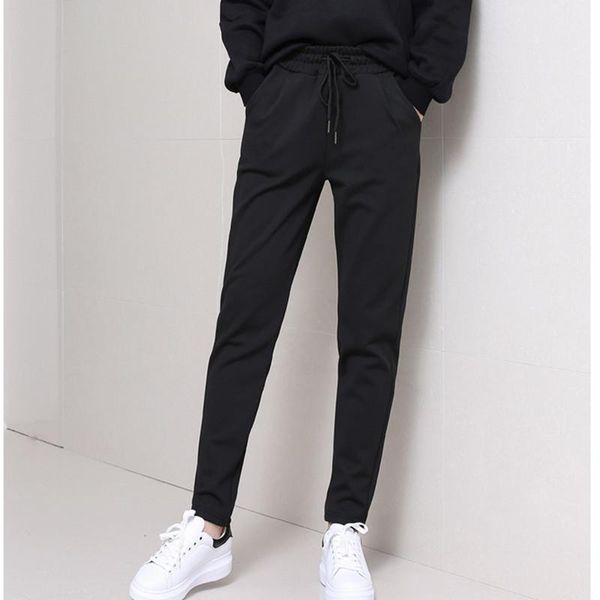 women's pants & capris spring summer fashion style version women solid color harem thin section high waist casual sports, Black;white
women's pants & capris spring summer fashion style version women solid color harem thin section high waist casual sports, Black;white