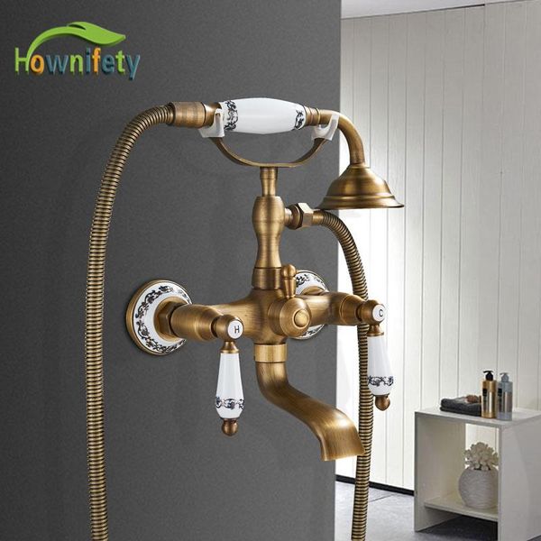 wall mounted brass shower & tub faucet spout dual handles telephone type cold mixer tap bath gold orb brushed antique brass
wall mounted brass shower & tub faucet spout dual handles telephone type cold mixer tap bath gold orb brushed antique brass