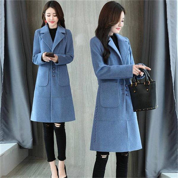 autumn and winter fashion women section of small fragrance wind coat wool ladies wild women's hu1i, Black
autumn and winter fashion women section of small fragrance wind coat wool ladies wild women's hu1i, Black