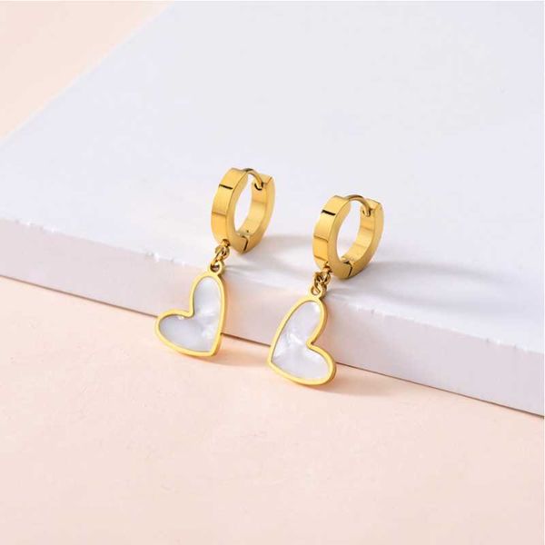 dangle & chandelier 316l stainless steel upscale jewelry japanese korean sweet style natural shell hanging love heart drop earrings for wome, Silver
dangle & chandelier 316l stainless steel upscale jewelry japanese korean sweet style natural shell hanging love heart drop earrings for wome, Silver
