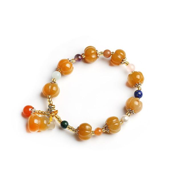 other bracelets 10mm women's pumpkin bracelet bangles yellow golden silk jade gourd metal torus gift for female's fine jewelry, Golden;silver
other bracelets 10mm women's pumpkin bracelet bangles yellow golden silk jade gourd metal torus gift for female's fine jewelry, Golden;silver