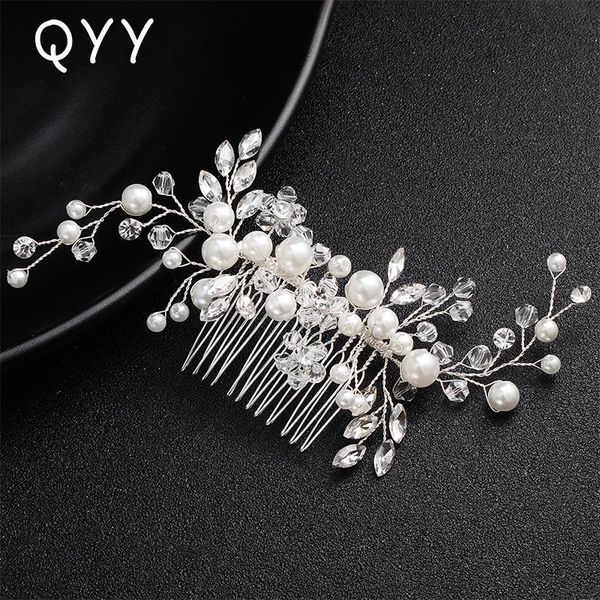 hair clips & barrettes qyy crystal bridal wedding accessories pearl combs for women jewelry party bride headpiece 2021 prom bridesmaid gift, Golden;silver
hair clips & barrettes qyy crystal bridal wedding accessories pearl combs for women jewelry party bride headpiece 2021 prom bridesmaid gift, Golden;silver