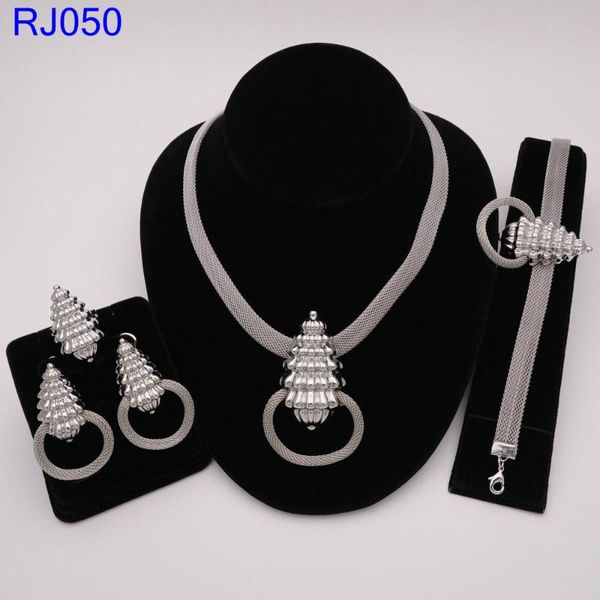 earrings & necklace dubai gold color jewelry set for women african beads jewlery fashion earring pandant wedding, Silver
earrings & necklace dubai gold color jewelry set for women african beads jewlery fashion earring pandant wedding, Silver