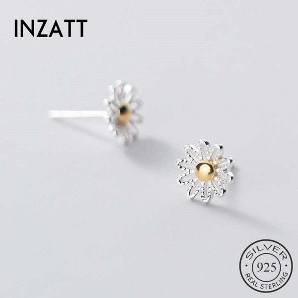 stud inzareal 925 sterling silver hollow flower earrings for fashion women minimalist fine jewelry cute plant accessories, Golden;silver
stud inzareal 925 sterling silver hollow flower earrings for fashion women minimalist fine jewelry cute plant accessories, Golden;silver