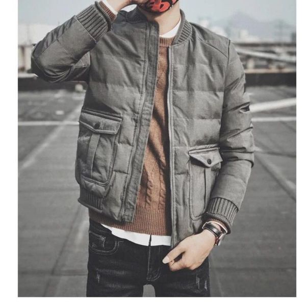 men's down & parkas 2021 winter fashion mens parka bomber jacket men cotton padded casual jackets zipper up solid color outerwear coats, Black
men's down & parkas 2021 winter fashion mens parka bomber jacket men cotton padded casual jackets zipper up solid color outerwear coats, Black