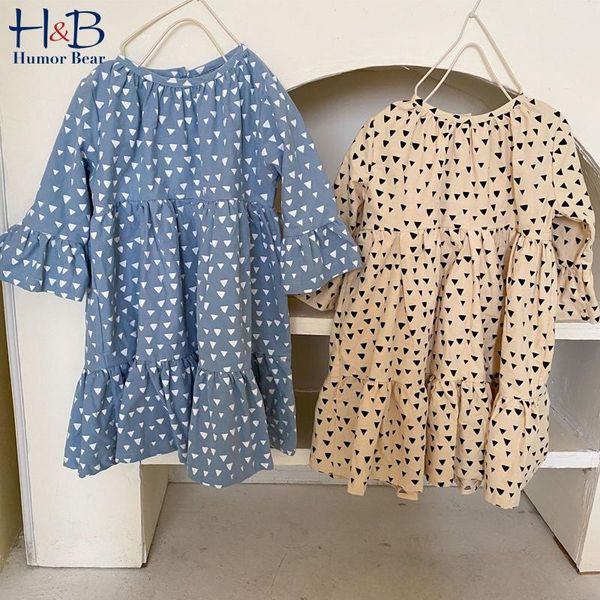 girl's dresses humor bear girls flare sleeve dress autumn round collar triangle pattern printed patchwork princess toddler cloth, Red;yellow
girl's dresses humor bear girls flare sleeve dress autumn round collar triangle pattern printed patchwork princess toddler cloth, Red;yellow