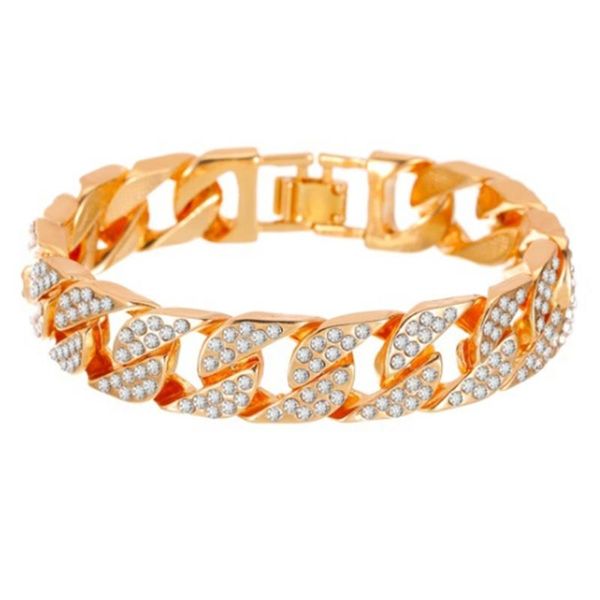 charm bracelets rapper bracelet full rhinestone pave with miami cuban link chain diamond, Golden;silver
charm bracelets rapper bracelet full rhinestone pave with miami cuban link chain diamond, Golden;silver