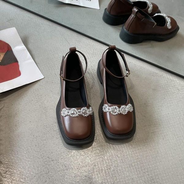 dress shoes 2021 autumn string bead designer mid heels platform lolita casual women sweet fashion mary janes lady, Black
dress shoes 2021 autumn string bead designer mid heels platform lolita casual women sweet fashion mary janes lady, Black