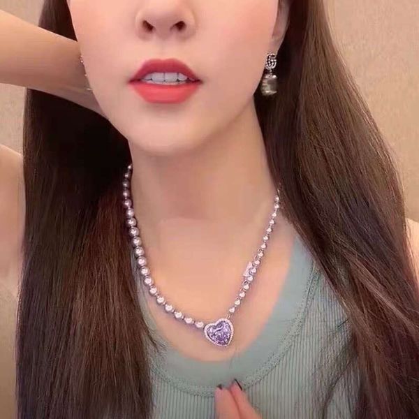 hbp fashion south korea east gate autumn and winter new song yanfei sydney same pearl purple choker pendant necklace, Silver
hbp fashion south korea east gate autumn and winter new song yanfei sydney same pearl purple choker pendant necklace, Silver
