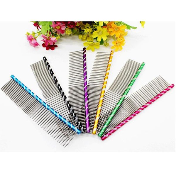 multi-colored puppy pet grooming comb stainless steel pin dog cat brush wholesale
multi-colored puppy pet grooming comb stainless steel pin dog cat brush wholesale